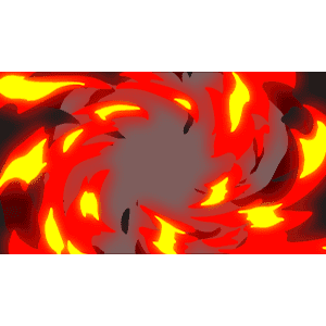 全屏旋转的火焰