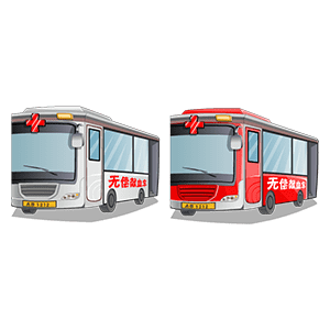 献血车适合放在场景里